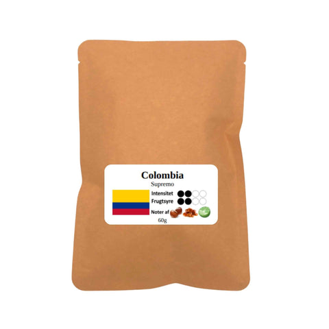Colombia hele bønner 60g