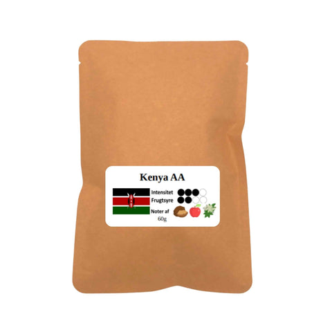 Kenya AA hele bønner 60g