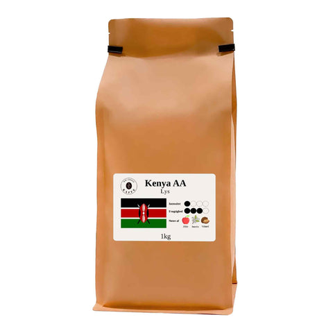 Kenya AA lys hele bønner 2kg