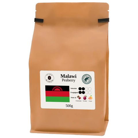 Malawi Peaberry RFA hele bønner 500g