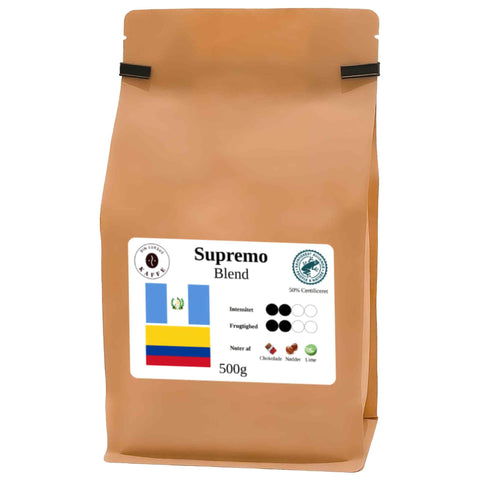 Supremo blend hele bønner 500g