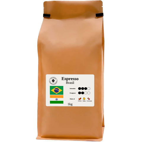 Espresso Brasil hele bønner 1kg
