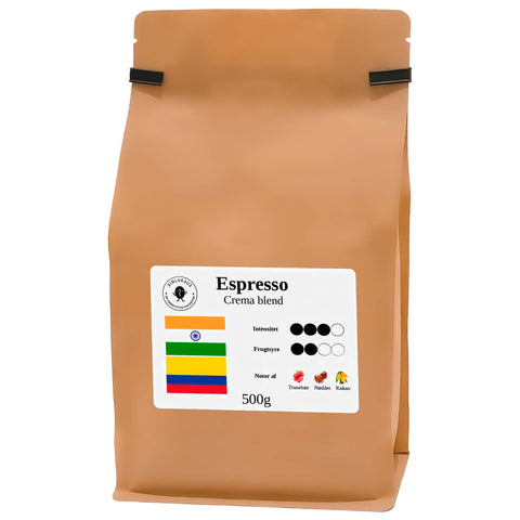 Espresso Crema hele bønner 500g