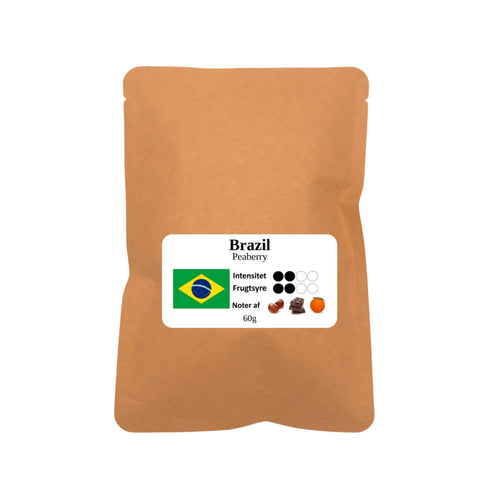 Brazil Peaberry hele bønner 60g