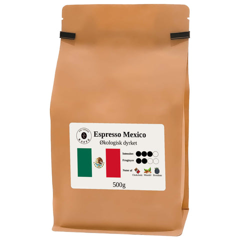 Espresso Mexico Øko formalet stempel 500g