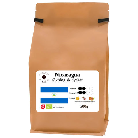 Nicaragua øko hele bønner 500g