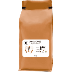 Nytår 2026 Espresso Blend hele bønner 1kg