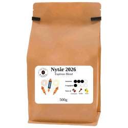 Nytår 2026 Espresso Blend hele bønner 500g