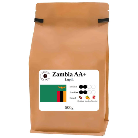 Zambia Lupili AA+ hele bønner 500g