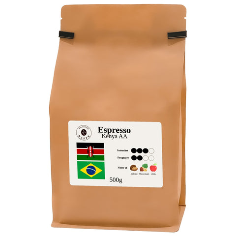 Espresso Kenya AA formalet stempel 500g