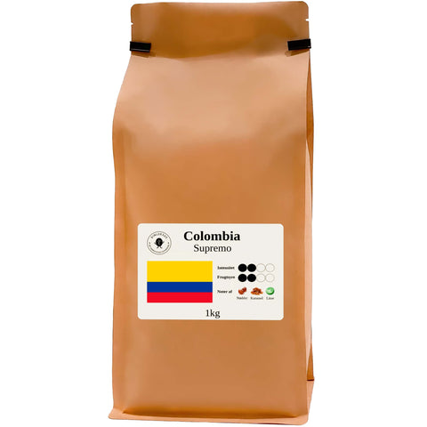 1kg Colombia Supremo formalet til stempelkaffe