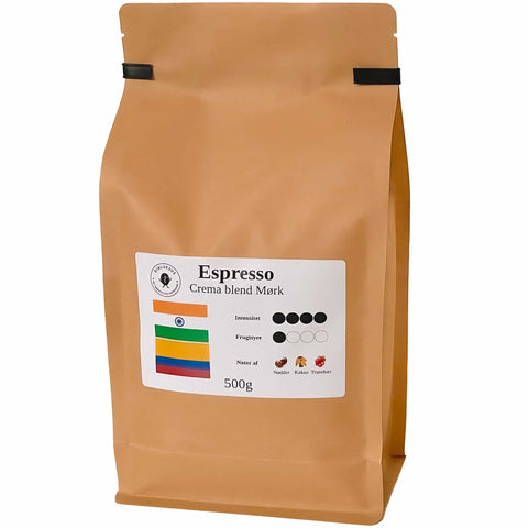 Espresso Crema mørk formalet filter 500g