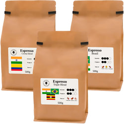 Espresso smagspakke 1,5kg hele bønner