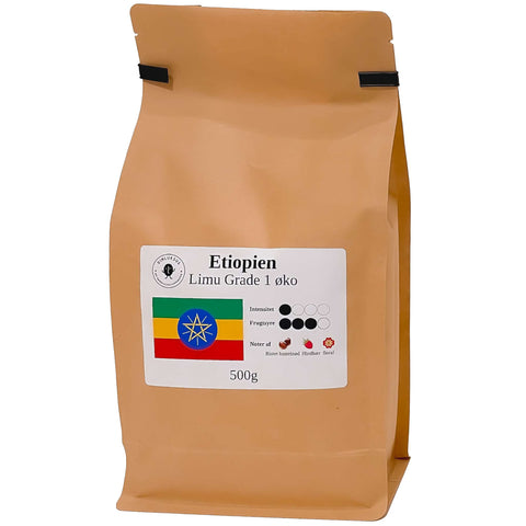 Etiopien Grade 1 Limu øko formalet filter 500g